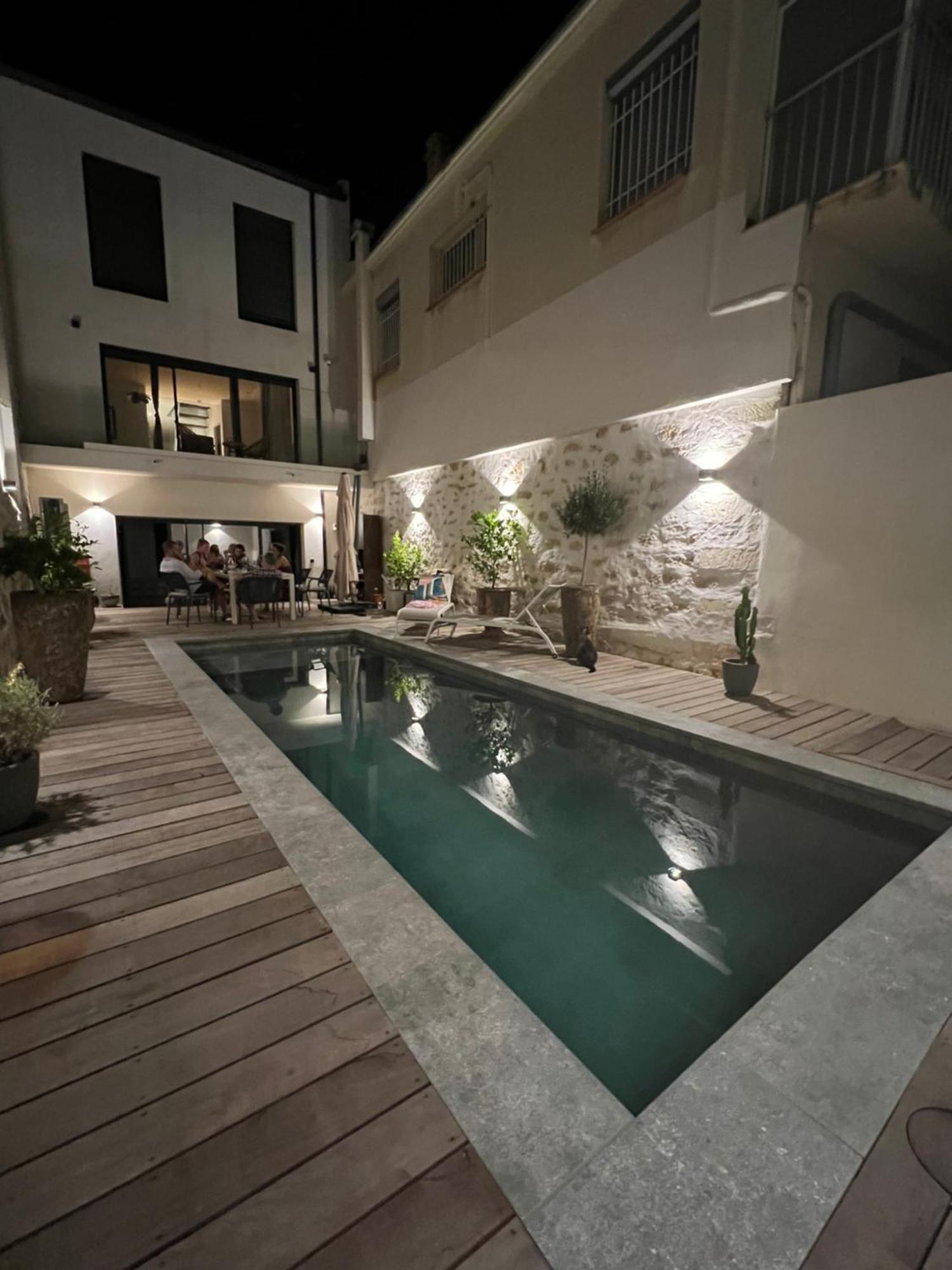 מונפלייה Chambre Dans Maison De Ville Avec Piscine Et Garage En Centre Ville מראה חיצוני תמונה